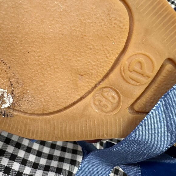 Penelope Chilvers High Valenciana Dali Espadrille Wedge Sandal Blue Velvet - Picture 6 of 7